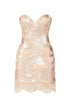 Chara Bronz Lace Mini Dress